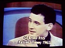 Gerard speaks to CBC TV about his art - it turns into a conversation about his being a Poster Child - Vancouver Canada 1979