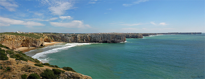Panorama of Cabo de São Vicente, Portugal - click to enlarge image