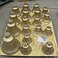 The brass bells have arrived from Royal Eijsbouts Foundry in Holland.  We are truly underway.