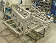 The stainless steel frame nears completion at Abuma Manufacturing. 