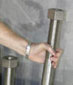 At 1 ½ inches thick these are very thick bolts, as the hand next to it conveys.