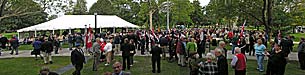 The official presentation and unveiling Ceremony of the Memorial at Victoria Park, London Canada