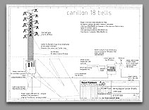 Royal Eijsbouts Wiring Diagram for the 18 bell Carillon - click for enlargement.