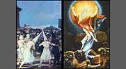 Photo side of the quadriptych "Beauty Conquers the Beast" 1984