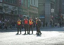 National Guardsman block access to Broadway below Canal St.