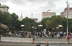 peace protestors on Union Square