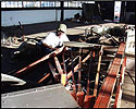 Fig. 5 - Tumi helps Gerard build the work.