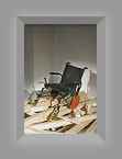 Portrait of Chuck Close by Gerard Pas 2001 | side view - click for enlargement.