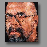 Self Portrait by Chuck Close 1997 