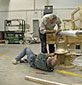 Piet Teunissen and Roel DeVries attach the bells, finials and finish the bell wiring on the rings of the Carillon.