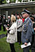 Netherlands Defence Attaché Lieutenant-Colonel Henri Schevers representing the Netherlands Government watches the wreath laying.