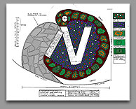 Coloured site landscape plans by Gerard - click for enlargement.